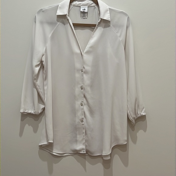 Cabi Classic White Blouse - Picture 3 of 4